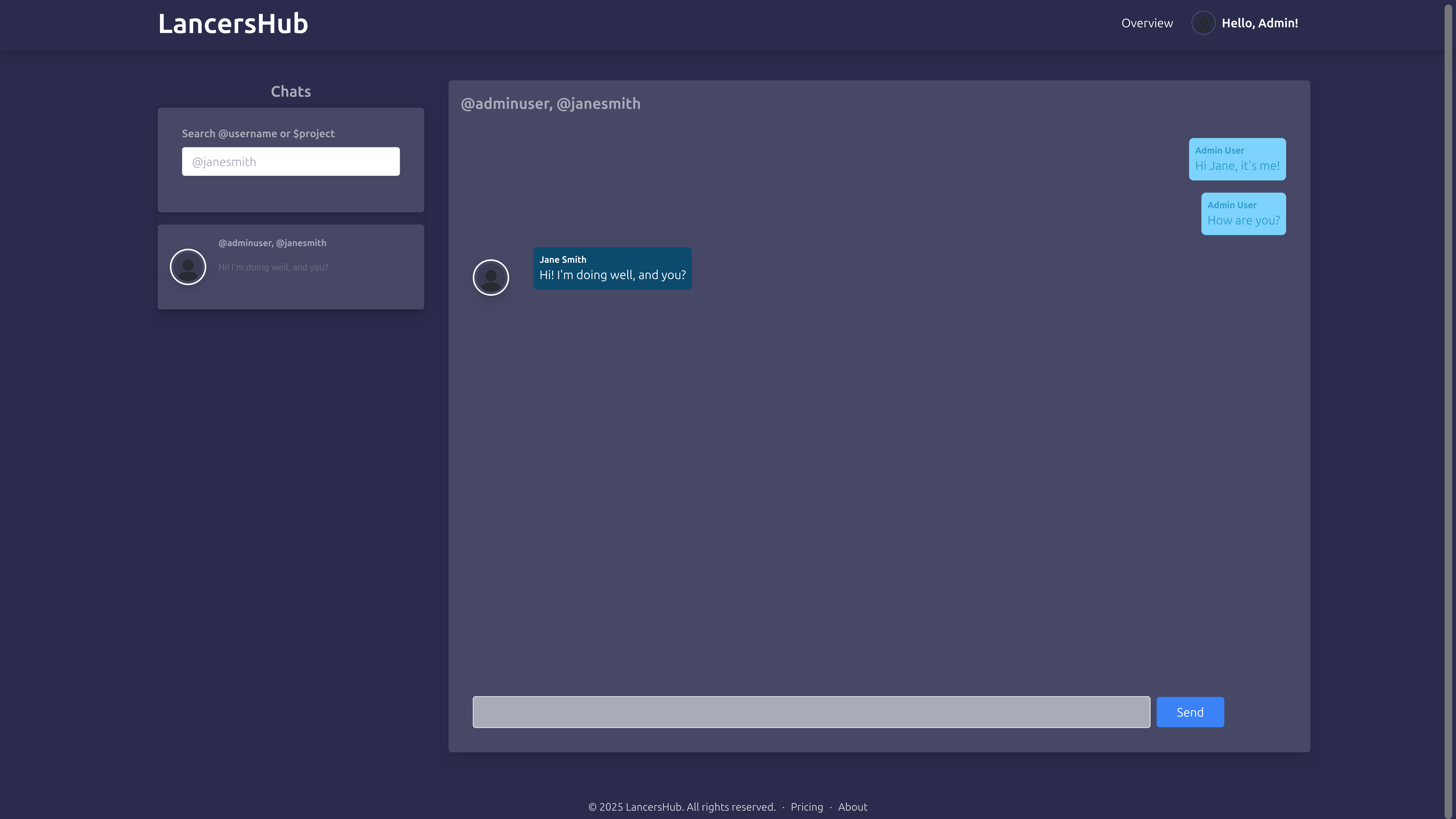 Real-time messages